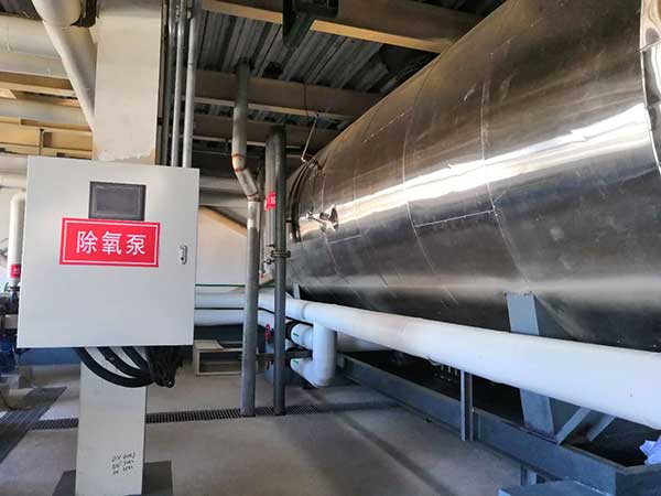 遼寧盤錦某糧油產(chǎn)業(yè)園采購我公司80T熱力除氧器